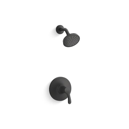 Kohler Simplice 1H P/B Shwr Fct Trim K-TS27392-4G-BL